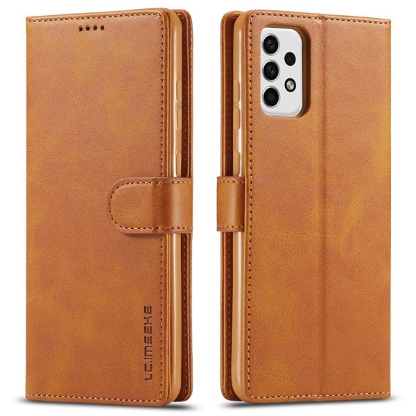 LC.IMEEKE Samsung Galaxy A23 flip etui - Brun Brown