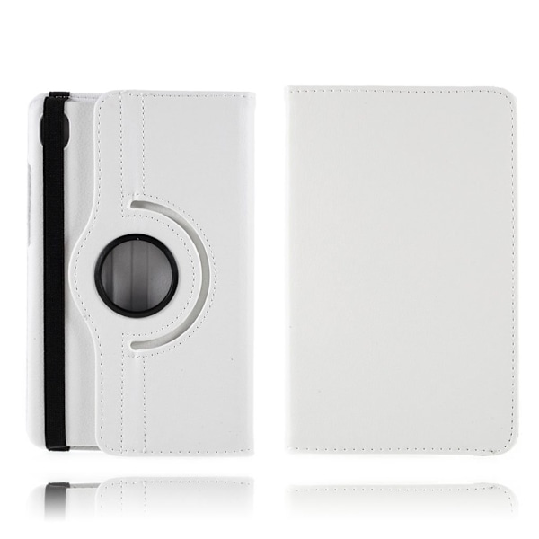 Lenovo Tab M8 360 roterbart lærveske - Hvit White
