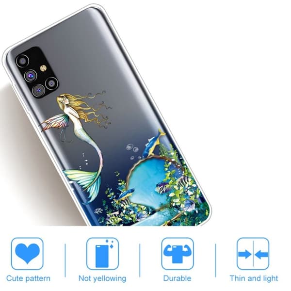 Deco Samsung Galaxy M31s Etui - Mermaid Multicolor