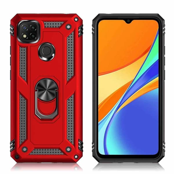 Bofink Combat Xiaomi Redmi 9C Etui - Rød Red