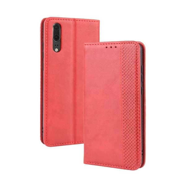 Bofink Vintage Huawei P20 kotelot - Punainen Red