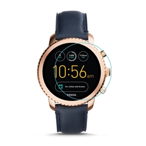Fossil Explorist (Gen 3) arc edge tempered glass screen protector Transparent
