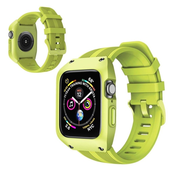 Apple Watch Series 5 40mm silikoninen kellonauha - Vihreä Green