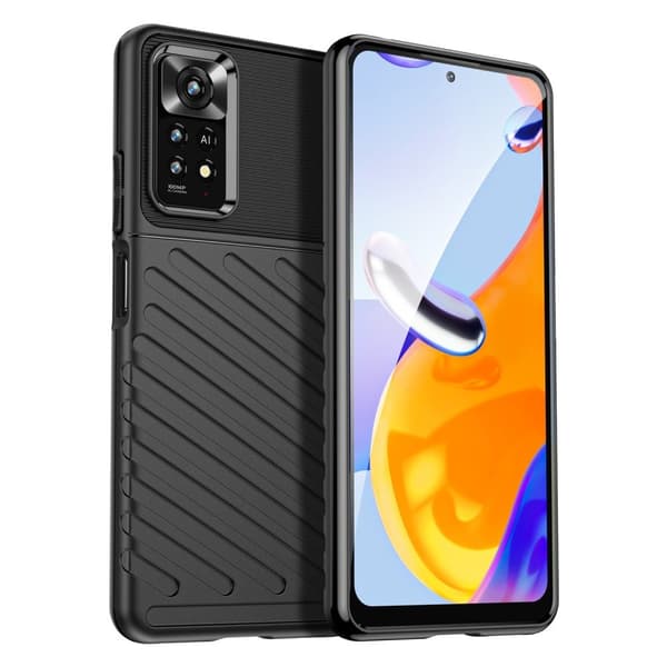 Thunder Xiaomi Redmi Note 11S 5G / Xiaomi Redmi Note 11 Pro deksel - Svart Black