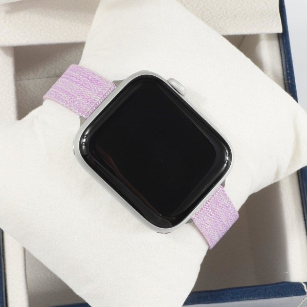 Apple Watch Series 6 / 5 40 mm urrem i nylon - Lyselilla Purple