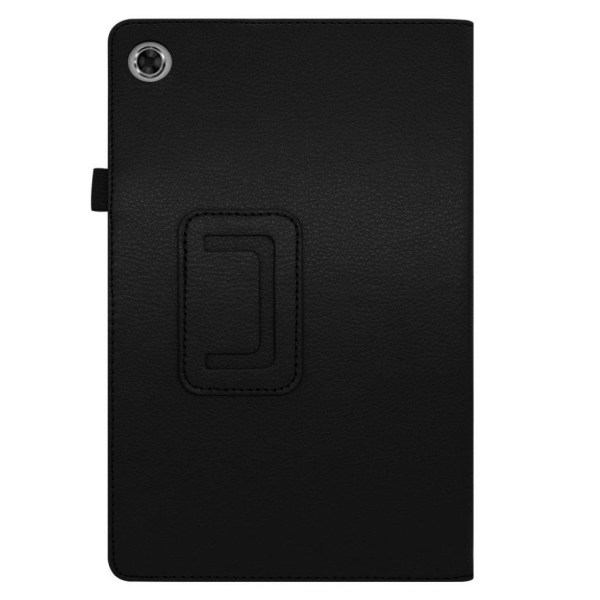 Lenovo Tab M10 FHD Plus litchi leather case - Black Black