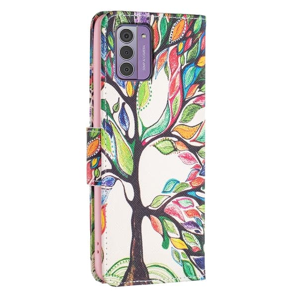 Wonderland Nokia G42 Flip Etui - Life Træ Multicolor