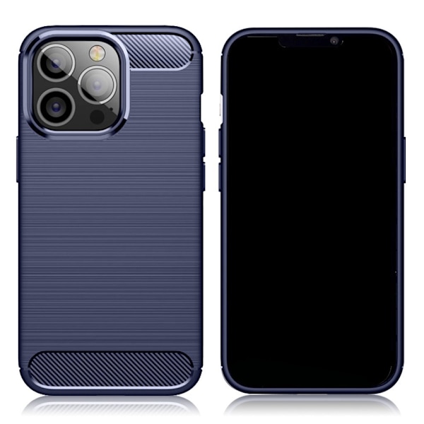 Carbon Flex iPhone 13 Pro cover - Blå Blue