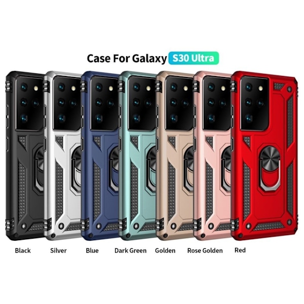 Bofink Combat Samsung Galaxy S21 Ultra 5G kotelot - Musta Black