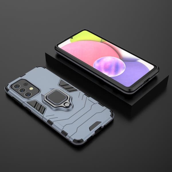 Ring Guard etui - Samsung Galaxy A33 5G - Mørkeblå Blue