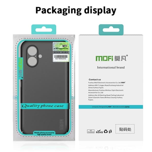 MOFI iPhone 16 Plus slim shield deksel - Blå Blue