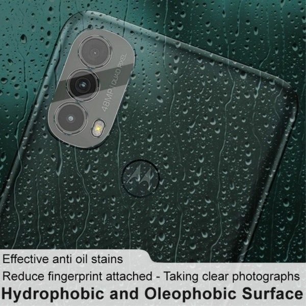 IMAK Motorola Moto E40 / E30 tempered glass camera lens protecto Transparent