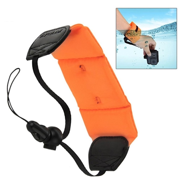 PULUZ GoPro Hero / DJI Osmo Action flytande rem för undervattensbruk Orange