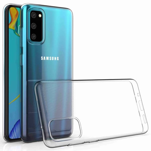 Ultratyndt gennemsigtigt etui til Samsung Galaxy S20 Transparent