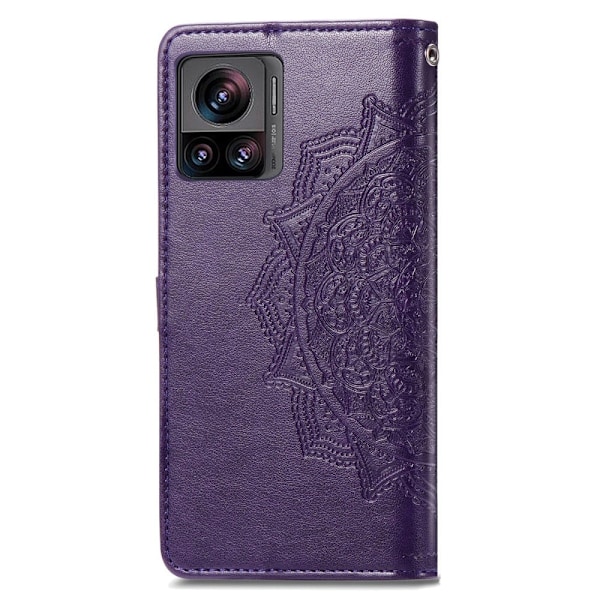 Mandala Motorola Edge 30 Ultra / X30 Pro Flip Etui - Lilla Purple