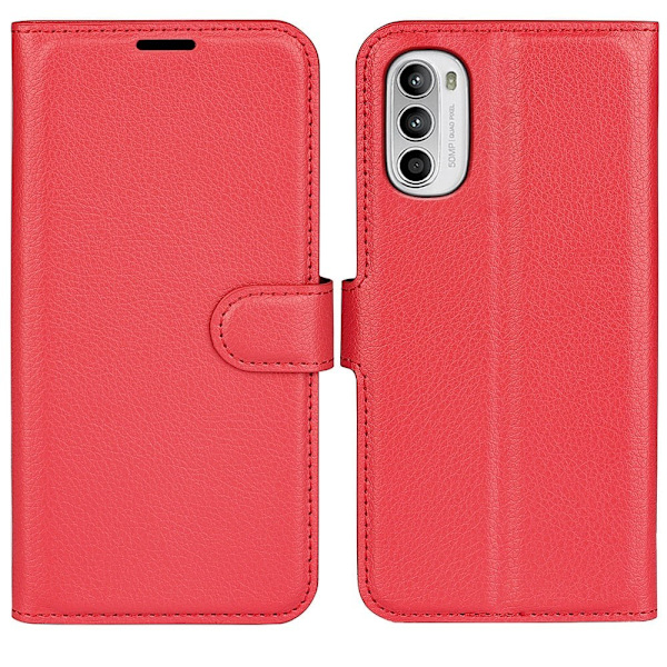Classic Motorola Moto G82 / Motorola Moto G52 fodral - Röd Röd