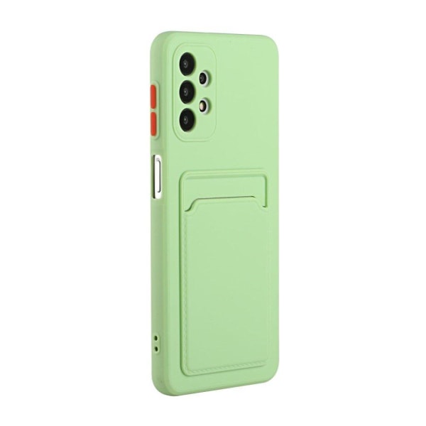 Card Holder Suojakuori For Samsung Galaxy A32 - Vihreä Green