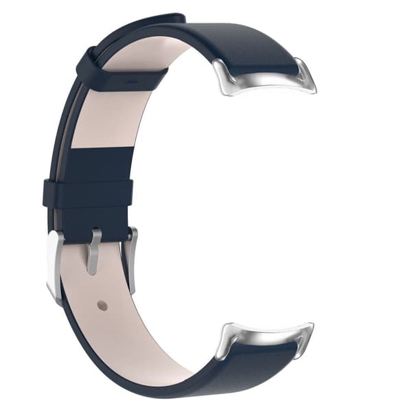 Xiaomi Smart Band 8 læderrem - Mørkeblå Blue