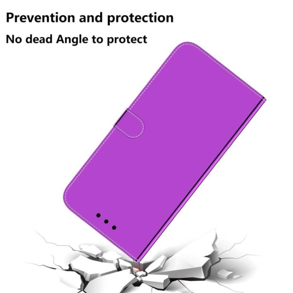 Mirror Huawei P40 flip etui - Lilla Purple