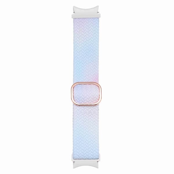 Samsung Galaxy Watch 5 / 5 Pro / 4 elastisk dobbeltfarvet nylon urrem - Streamer-Farvning Blue