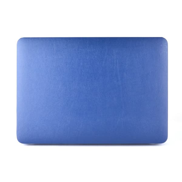 Ancker Leather Macbook Air 13.3 Inch Deksel - Mørk Blå Blue