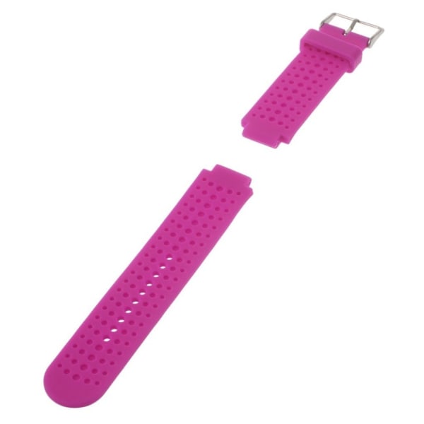 Garmin Forerunner 220 / 230 / 235 / 620 / 630 / 735XT klockarmband i silikon - Ros Rosa