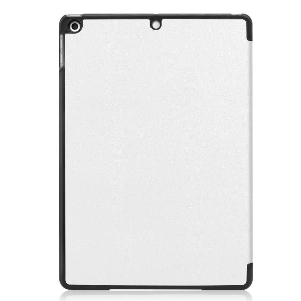 iPad 10.2 (2021) / (2020) / (2019) Tri-fold Stand Cover Vegansk White