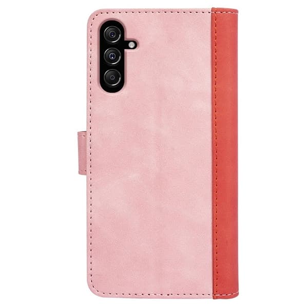 Tofarget lærdeksel for Samsung Galaxy M34 - Rosa Pink