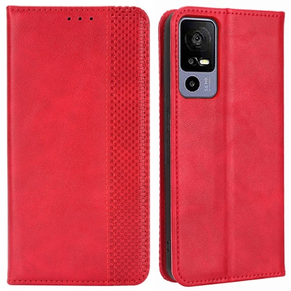 Bofink Vintage Tcl 40r Læder Etui - Rød Red