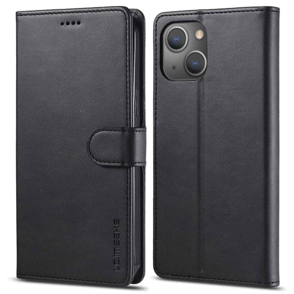 LC.IMEEKE iPhone 14 Plus Flippetui - Svart Black