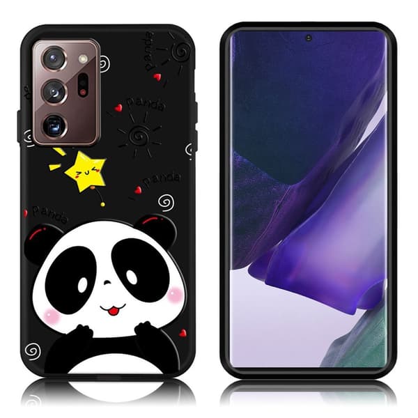 Imagine Samsung Galaxy Note 20 Ultra Etui - Panda Black
