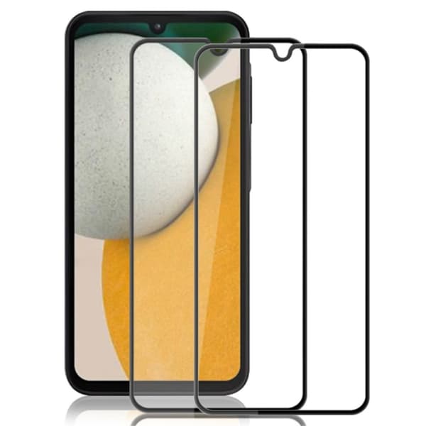 2 kpl AMORUS erittäin vahva lasinen näytönsuoja Samsung Galaxy A15 Transparent