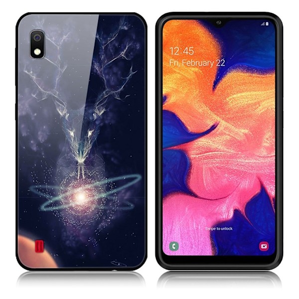Fantasy Samsung Galaxy A10 skal - Blixt Hjort multifärg