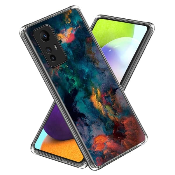 Deco Xiaomi Redmi Note 12S kotelot - Värikkäitä Pilviä Blue
