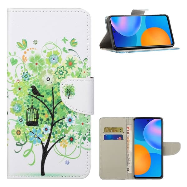 Wonderland OnePlus 9R Flip Etui - Grønt Træ Green