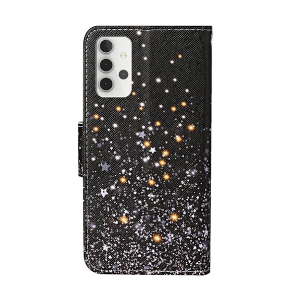 Wonderland Samsung Galaxy A32 flip etui - Glitrende Element Black