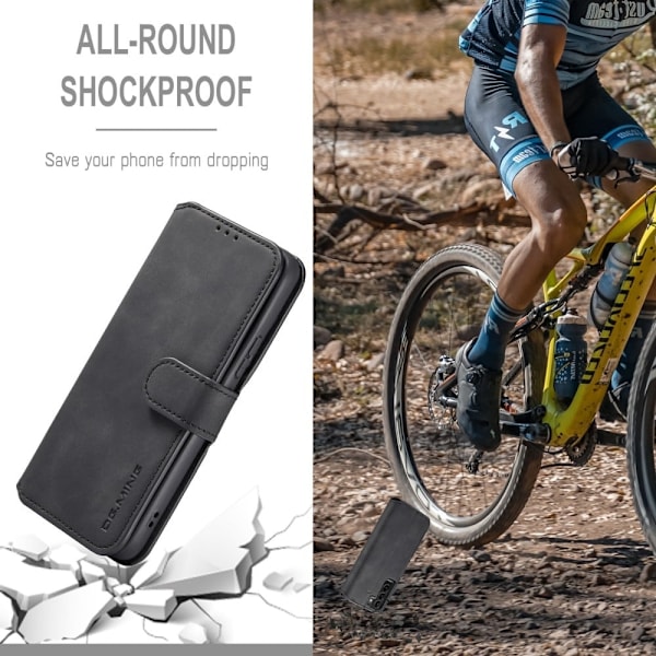 DG.Ming Retro Samsung Galaxy S22 fodral - Svart Svart