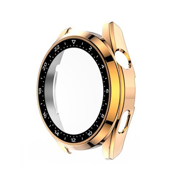 Huawei Watch 3 scale design frame + tempered glass screen protector - Rose Gold Rosa