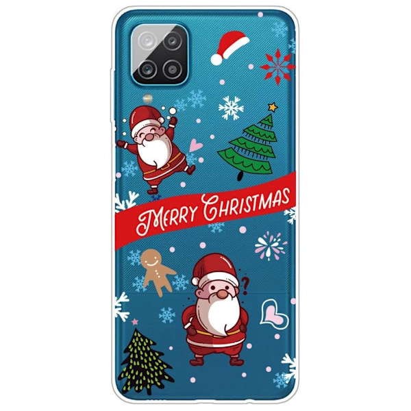 Juletaske til Samsung Galaxy M53 5G - To Julemænd Red