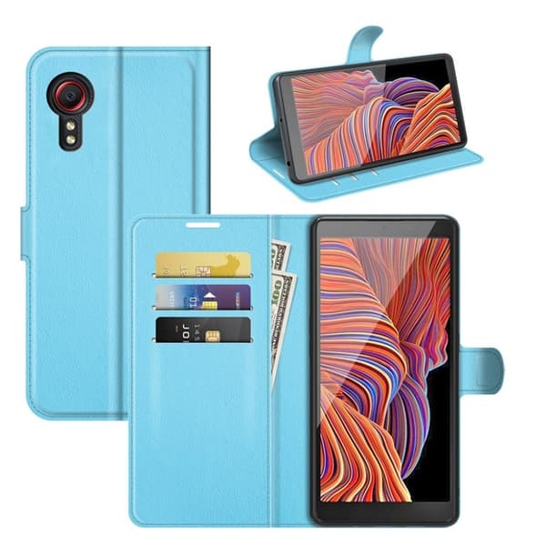 Classic Samsung Galaxy Xcover 5 Flippetui - Blå Blue