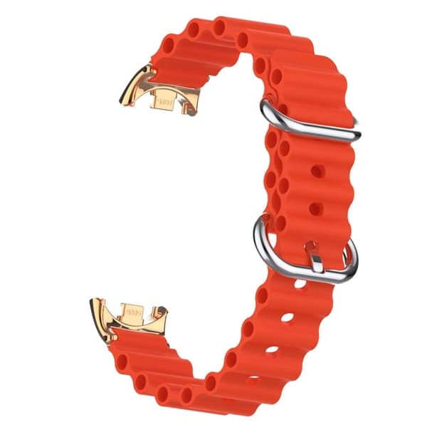 Xiaomi Smart Band 8 silikonerem med stik - Rød Red
