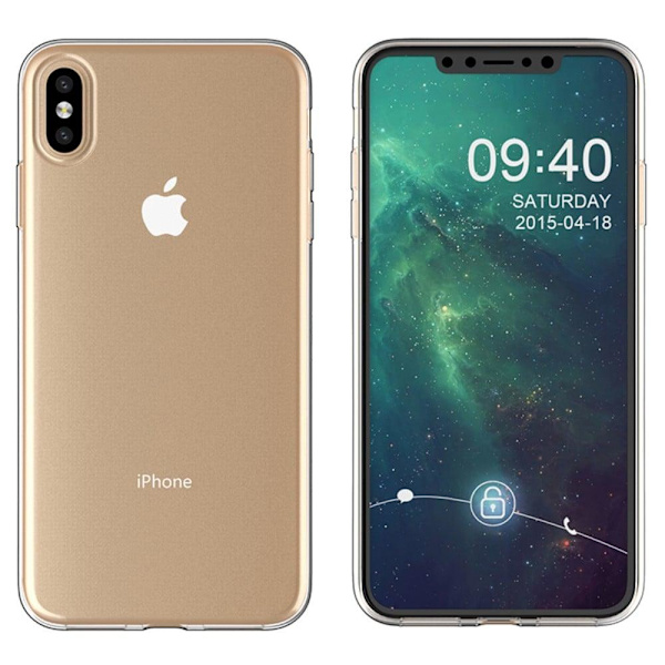 Ultrasmalt transparent fodral för iPhone Xs Max Transparent