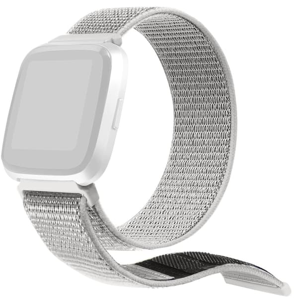Fitbit Versa 2 / Versa Lite / Versa nylonrem - Sjøskjell Hvit White