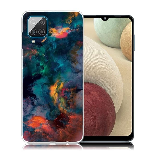 Deco Samsung Galaxy A12 5G kotelot - Kaunis Pilvi Multicolor