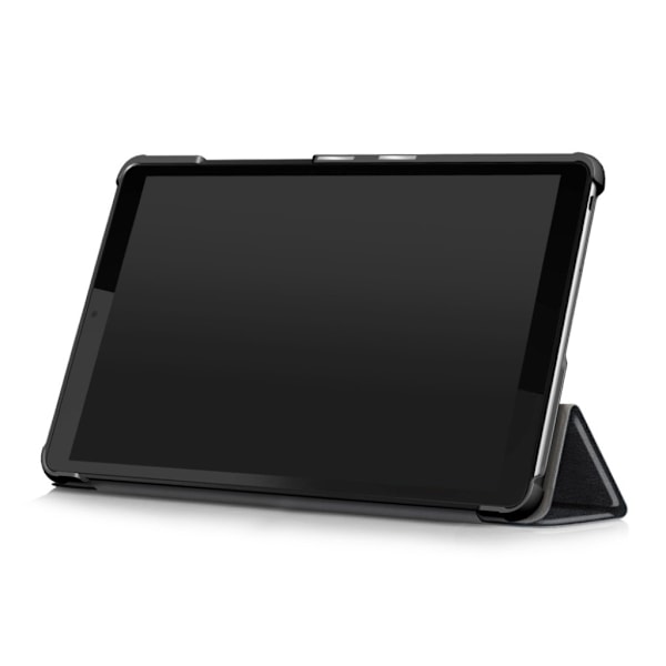 Lenovo Tab M8 kolminkertainen nahkainen läppäkotelo - Musta Black