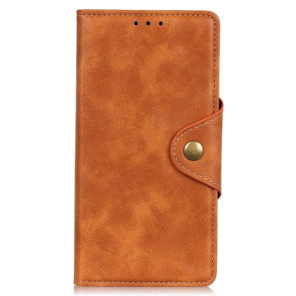 Alpha Samsung Galaxy Xcover 6 Pro læder flip etui - Brun Brown