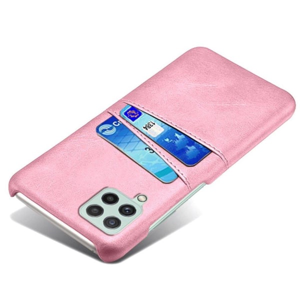 Samsung Galaxy A22 4G skal med korthållare - Rosa Rosa