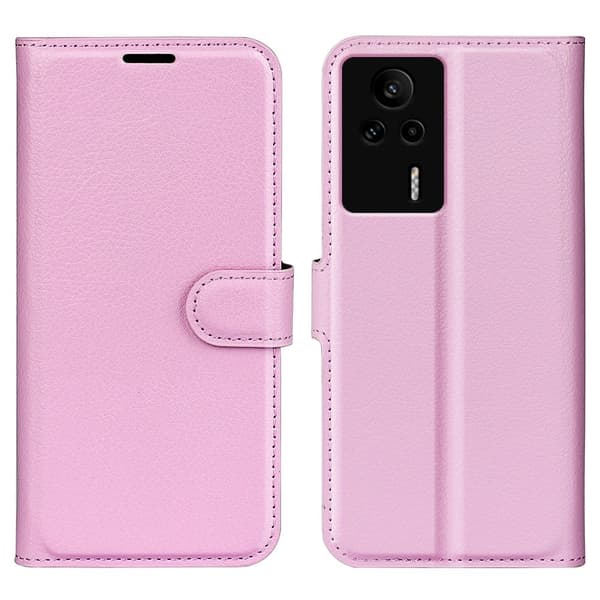 Klassisk Xiaomi Redmi K60E Flip Etui - Lyserød Pink