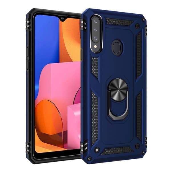 Bofink Combat Samsung Galaxy A20s etui - Blå Blue