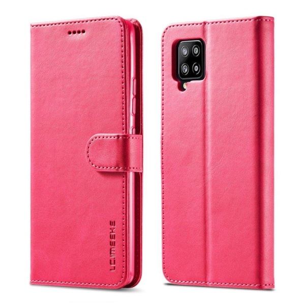 LC.IMEEKE Samsung Galaxy A42 5G Flip Case - Rose Red